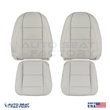 Fits 2007 - 2010 Volvo C70 Left & Right Top & Bottom Cream Vinyl Seat Covers - OEM-Style Replacement Seat Cover