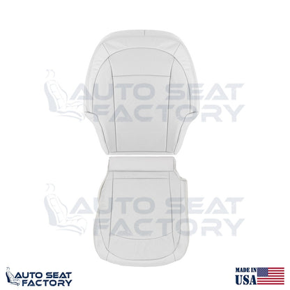 2011 - 2013 Fits Nissan Rogue Driver Top & Bottom Perf. Gray Vinyl Seat Covers - OEM-Style Replacement Seat Cover