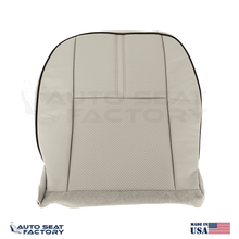 Fits 2010 - 2012 Lincoln MKZ Driver Bottom Tan Leather Seat Cover, Perforated - OEM-Style Replacement Seat Cover