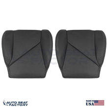 For 1994 - 1996 Chevy Corvette Driver & Passenger Bottom Black Vinyl Seat Covers - OEM-Style Replacement Seat Cover