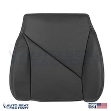 Fits 1994 - 1996 Chevy Corvette PASSENGER Side Bottom Black Leather Seat Cover - OEM-Style Replacement Seat Cover