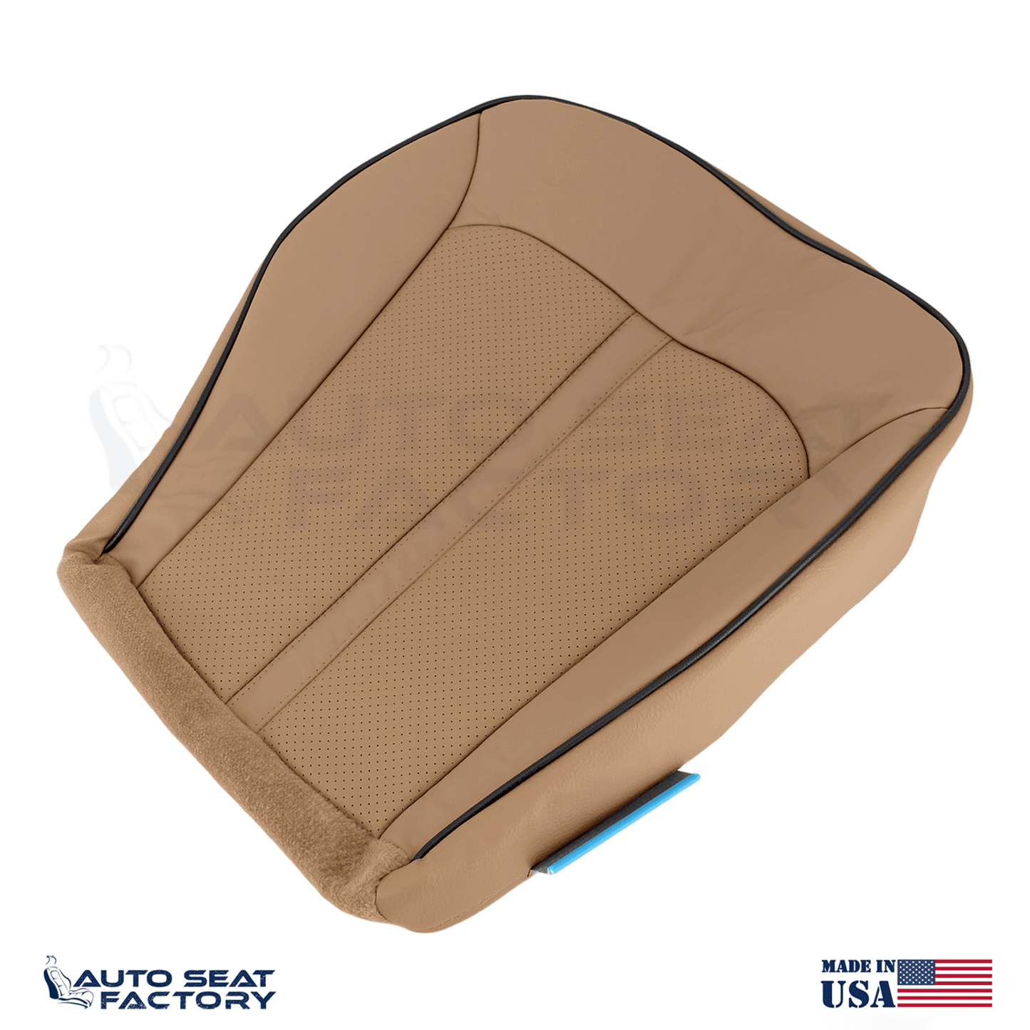 Replacement 2011 -2015 Lincoln MKX Perforated Canyon Vinyl Seat Covers 4PCS - OEM-Style Replacement Seat Cover