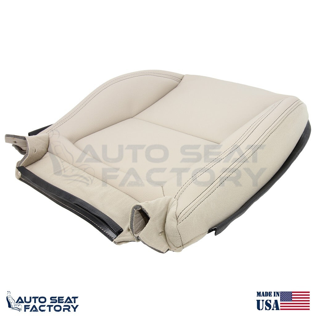 Fits 2012 -2016 Mercedes Benz SLK Driver Passenger Lower Beige Vinyl Seat Covers - OEM-Style Replacement Seat Cover