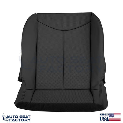 2009 - 2013 Fits Infiniti G37 Coupe Front Bottom Blk Vinyl Seat Cover, Perf. 2PC - OEM-Style Replacement Seat Cover