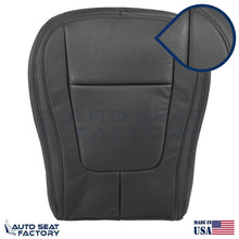 2009 - 2015 Fits Jaguar XF X2 Driver Bottom Black Leather Seat Cover, Perforated - OEM-Style Replacement Seat Cover