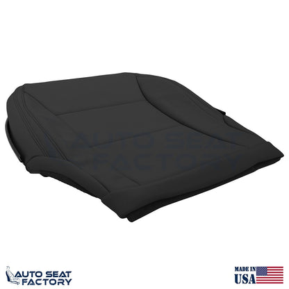 Replacement Fits 2014 2015 Mercedes Benz CLA Driver Bottom Blk Vinyl Seat Cover - OEM-Style Replacement Seat Cover