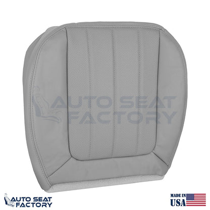 2003 - 2006 Fits Lincoln LS Driver Bottom Dove Leather Seat Cover, Perforated - OEM-Style Replacement Seat Cover