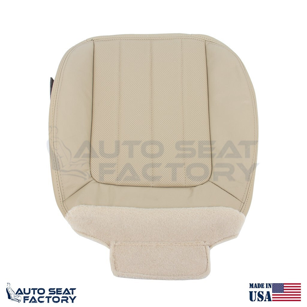 2003 2004 Fits Lincoln LS PASSENGER Lower Med Lt Stone Vinyl Seat Cover, Perf. - OEM-Style Replacement Seat Cover