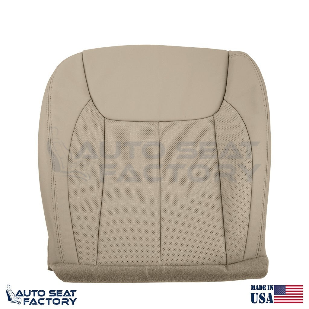 For 2006 - 2011 Cadillac DTS LEFT & RIGHT Bottom Cashmere Vinyl Seat Cover, Perf - OEM-Style Replacement Seat Cover