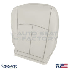 2014 - 2020 Fits Infiniti Q50 Driver Bottom Gray Vinyl Seat Cover, PERFORATED - OEM-Style Replacement Seat Cover