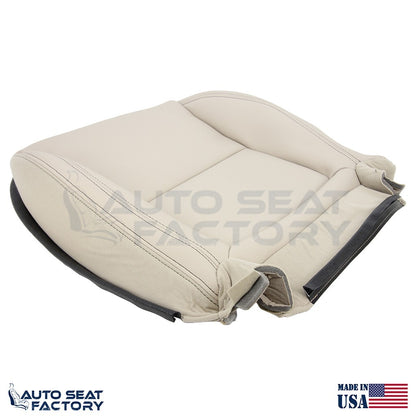 Fits 2012 - 2016 Mercedes Benz SLK PASSENGER Lower Beige Seat Cover - OEM-Style Replacement Seat Cover