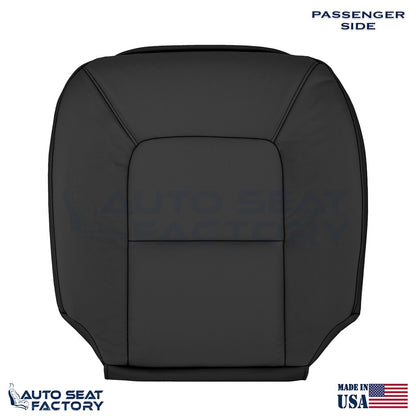 Replacement Fits 2007 - 2016 Volvo S80 PASSENGER Bottom Black Vinyl Seat Cover - OEM-Style Replacement Seat Cover