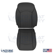 2014 - 2017 Fits Infiniti QX50 Driver Top & Bottom Black Vinyl Seat Covers - OEM-Style Replacement Seat Cover