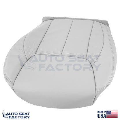 Fits 2006 - 2011 Cadillac DTS LEFT & RIGHT Bottom Gray Vinyl Seat Cover, Perf. - OEM-Style Replacement Seat Cover