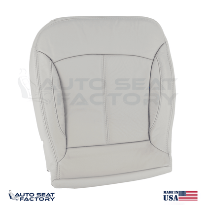 For 2010 -2013 Buick LaCrosse Left & Right Bottom SOLID Gray Leather Seat Covers - OEM-Style Replacement Seat Cover