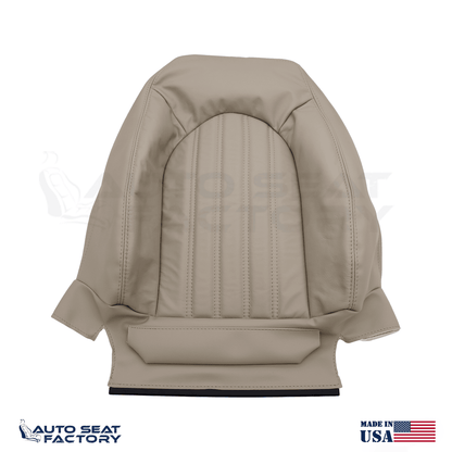 2001 - 2005 Fits Jaguar XK8 RIGHT Top & Bottom Cashmere SDZ Leather Seat Covers - OEM-Style Replacement Seat Cover