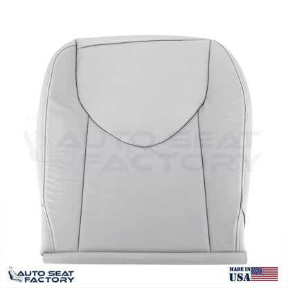 2006 - 2012 Fits Toyota RAV4 SOLID Driver Bottom Ash Gray Vinyl Seat Cover - OEM-Style Replacement Seat Cover