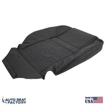 Fits 2006 2007 Chevy Monte Carlo PASSENGER Top Perforated Black Vinyl Seat Cover - OEM-Style Replacement Seat Cover
