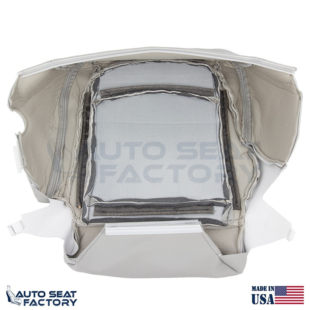 2011 - 2013 Fits Nissan Rogue PASSENGER Top & Bottom Perf Gray Vinyl Seat Covers - OEM-Style Replacement Seat Cover