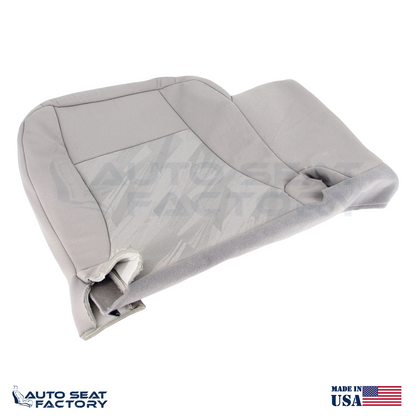 2004 2005 2006 Chevy Colorado Front Driver Split Bench 60 Gray Cloth Seat Cover - OEM-Style Replacement Seat Cover