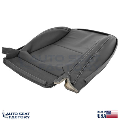 Fits 2012 - 2016 Mercedes Benz SLK PASSENGER Side Bottom Black Seat Cover - OEM-Style Replacement Seat Cover