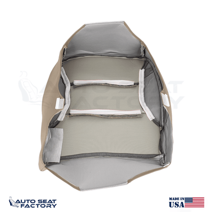 Fits 1997 - 2001 Ford Expedition Front Bucket Tan Vinyl Replacement Seat Covers - OEM-Style Replacement Seat Cover