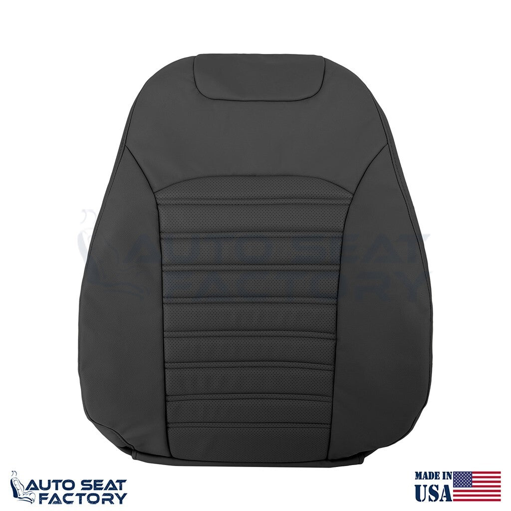 Replacement Black Vinyl Seat Cover SET For Ford Fusion 2013 2014 2015 2016 2017 - OEM-Style Replacement Seat Cover