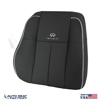2006 -2010 Fits Infiniti M45 M35 RIGHT Top & Bottom Black VL Seat Covers, Perf. - OEM-Style Replacement Seat Cover