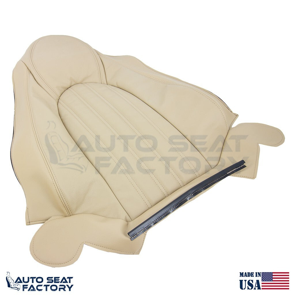 Fits 1997 - 2000 Jaguar XK8 Driver & Passenger Cashmere Vinyl Seat Covers - OEM-Style Replacement Seat Cover