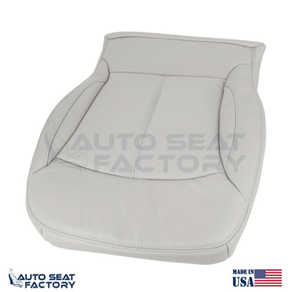 Fits 2010 -2013 Buick LaCrosse RIGHT Top & Bottom Gray Leather Seat Covers, Perf - OEM-Style Replacement Seat Cover