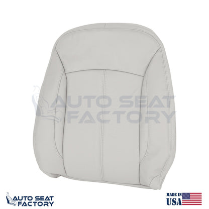 Fits 2010 - 2013 Buick LaCrosse Left & Right Gray Leather Seat Covers, Perf. - OEM-Style Replacement Seat Cover