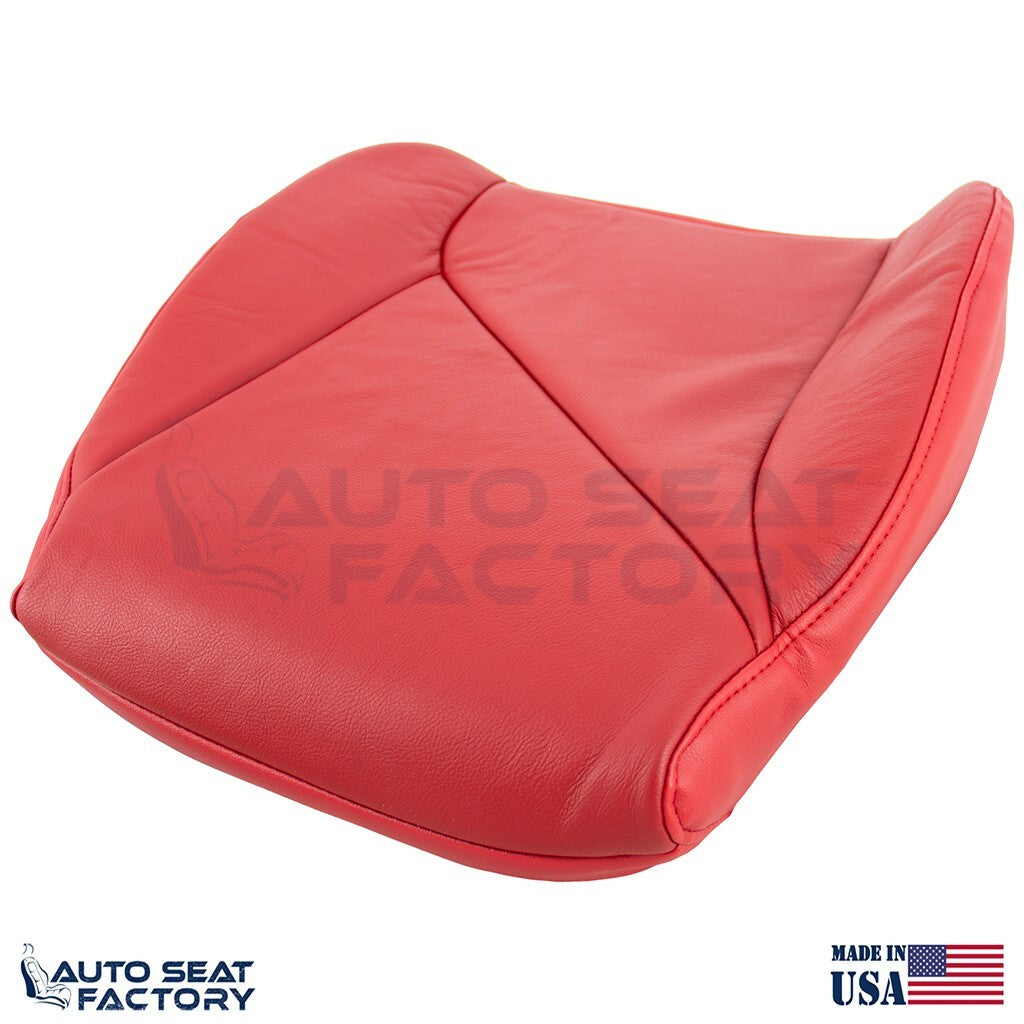 Fits 1995 Chevy Corvette PASSENGER Side Bottom Red Vinyl Seat Cover - OEM-Style Replacement Seat Cover