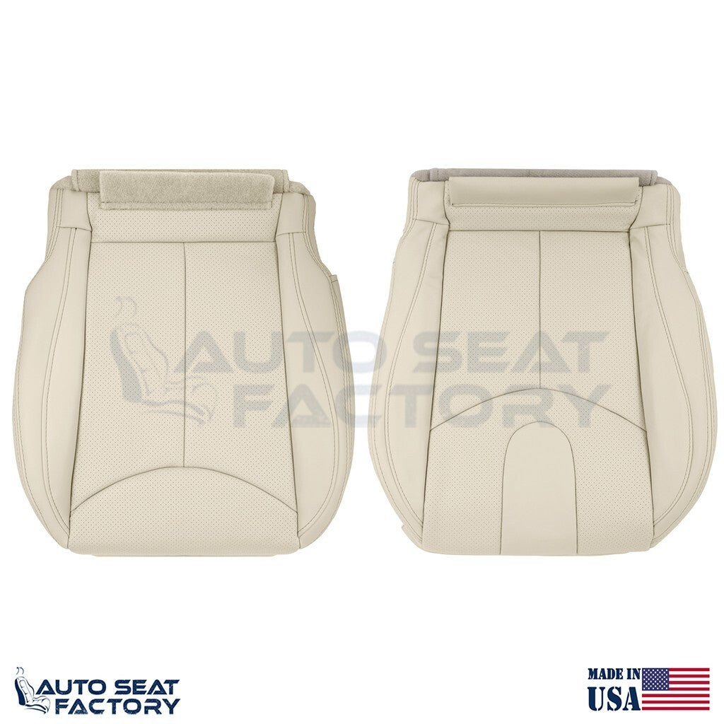 2009 - 2013 Fits Infiniti G37 CONVERTIBLE 2PC Bottom Tan Vinyl Seat Cover, Perf. - OEM-Style Replacement Seat Cover