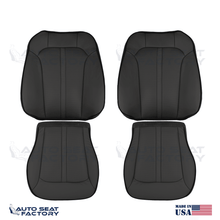 Replacement 2011 -2015 Lincoln MKX Perforated Black Vinyl Seat Covers 4PCS - OEM-Style Replacement Seat Cover