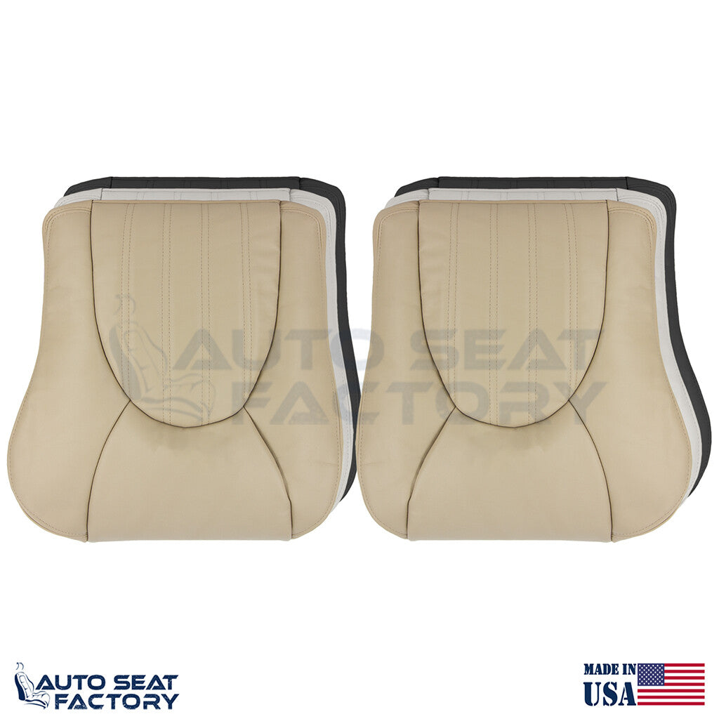 Replacement Driver & Passenger Bottom Vinyl Seat Cover For 1997- 2000 Jaguar XK8 - OEM-Style Replacement Seat Cover