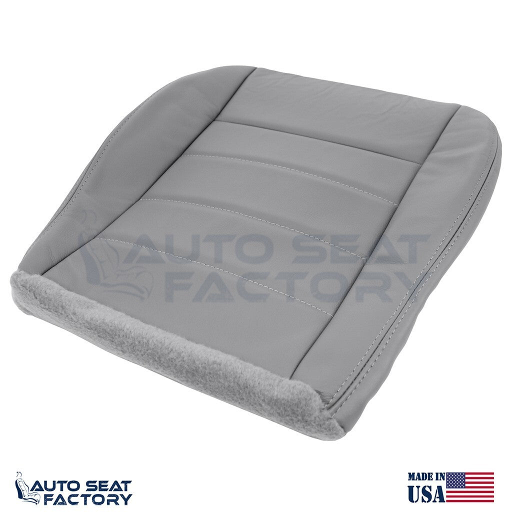 Fits 2006 - 2008 Dodge Magnum RIGHT Bottom Solid Lt Slate Gray Vinyl Seat Cover - OEM-Style Replacement Seat Cover