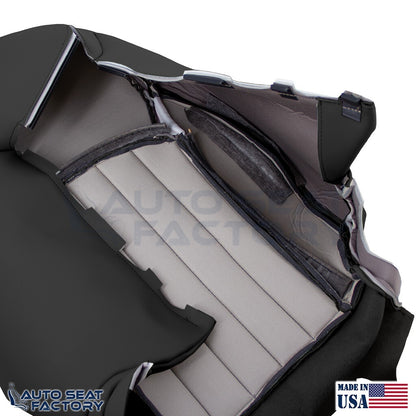 2014 - 2017 Fits Infiniti QX50 PASSENGER Side Top Black Vinyl Seat Cover - OEM-Style Replacement Seat Cover