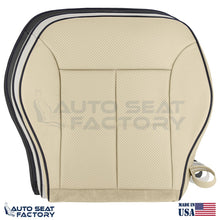 Fits 2007 - 2010 Lincoln MKX Perforated Driver Lower Leather Seat Cover + Piping - OEM-Style Replacement Seat Cover
