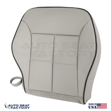 Fits 2007 - 2010 Lincoln MKX Perf. Driver Bottom Gray Vinyl Seat Cover + Piping - OEM-Style Replacement Seat Cover