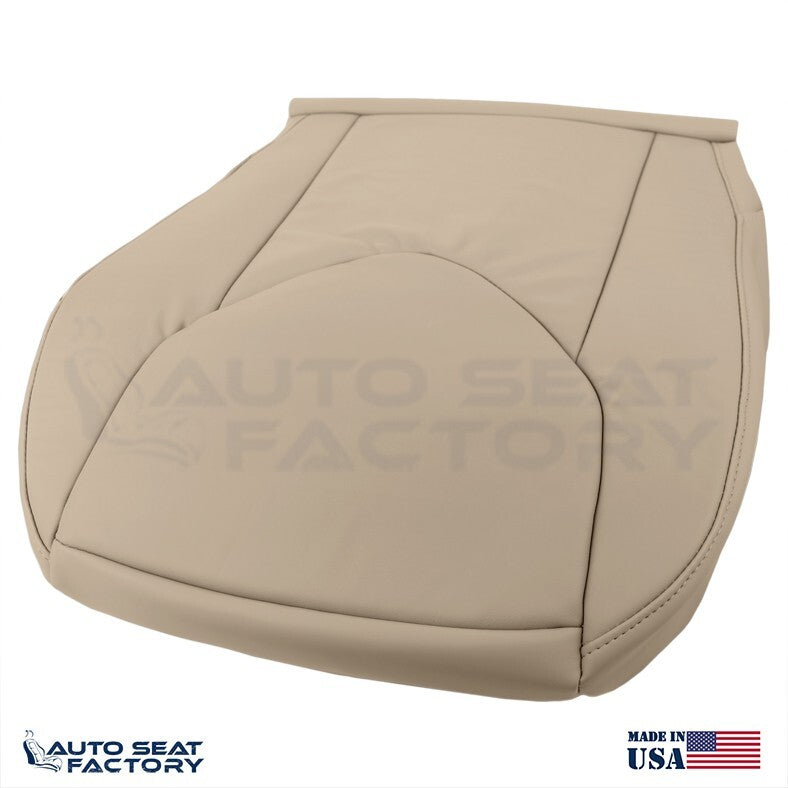 2009 - 2012 Fits Toyota RAV4 SOLID Driver Bottom BEIGE Vinyl Seat Cover - OEM-Style Replacement Seat Cover