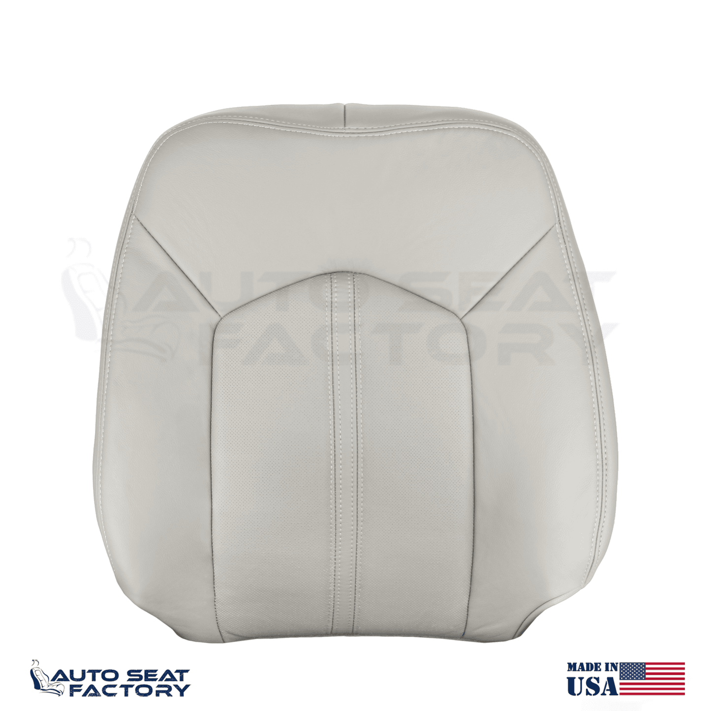 2010 - 2016 Fits Cadillac SRX Lt. Titanium Vinyl Seat Covers, Perforated - OEM-Style Replacement Seat Cover