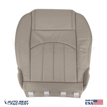 Fits 2013 - 2017 GMC Acadia Perforated PASSENGER Bottom Dune Vinyl Seat Cover - OEM-Style Replacement Seat Cover