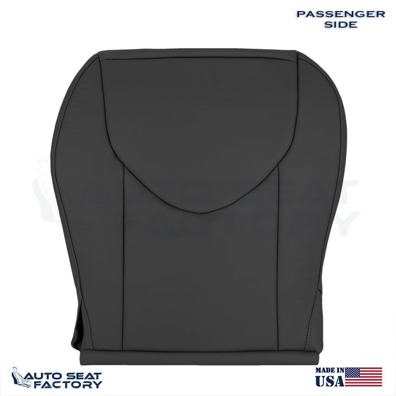 2006 - 2012 Fits Toyota RAV4 SOLID PASSENGER Side Bottom Black Vinyl Seat Cover - OEM-Style Replacement Seat Cover