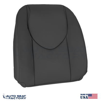 2006 - 2012 Fits Toyota RAV4 Front Left Right Black Leather Seat Covers, Perf. - OEM-Style Replacement Seat Cover