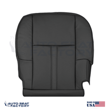 Fits 2010 - 2019 Lincoln MKT Driver Bottom Black Vinyl Seat Cover, Perforated - OEM-Style Replacement Seat Cover