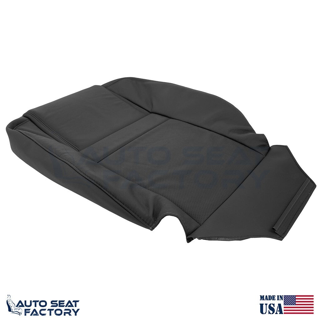 For 2006 2007 Chevy Monte Carlo Left & Right Perf Black Vinyl Seat Covers 4PCS - OEM-Style Replacement Seat Cover