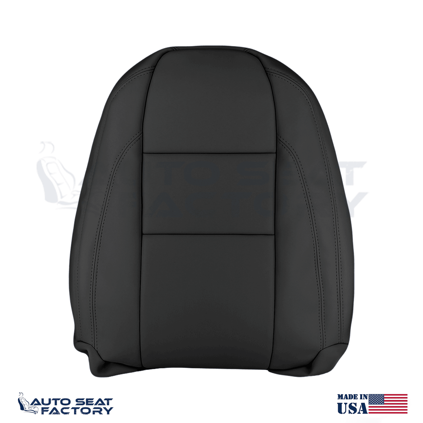 Fits 2007 - 2010 Volvo C70 Left & Right Top & Bottom Black Vinyl Seat Covers - OEM-Style Replacement Seat Cover