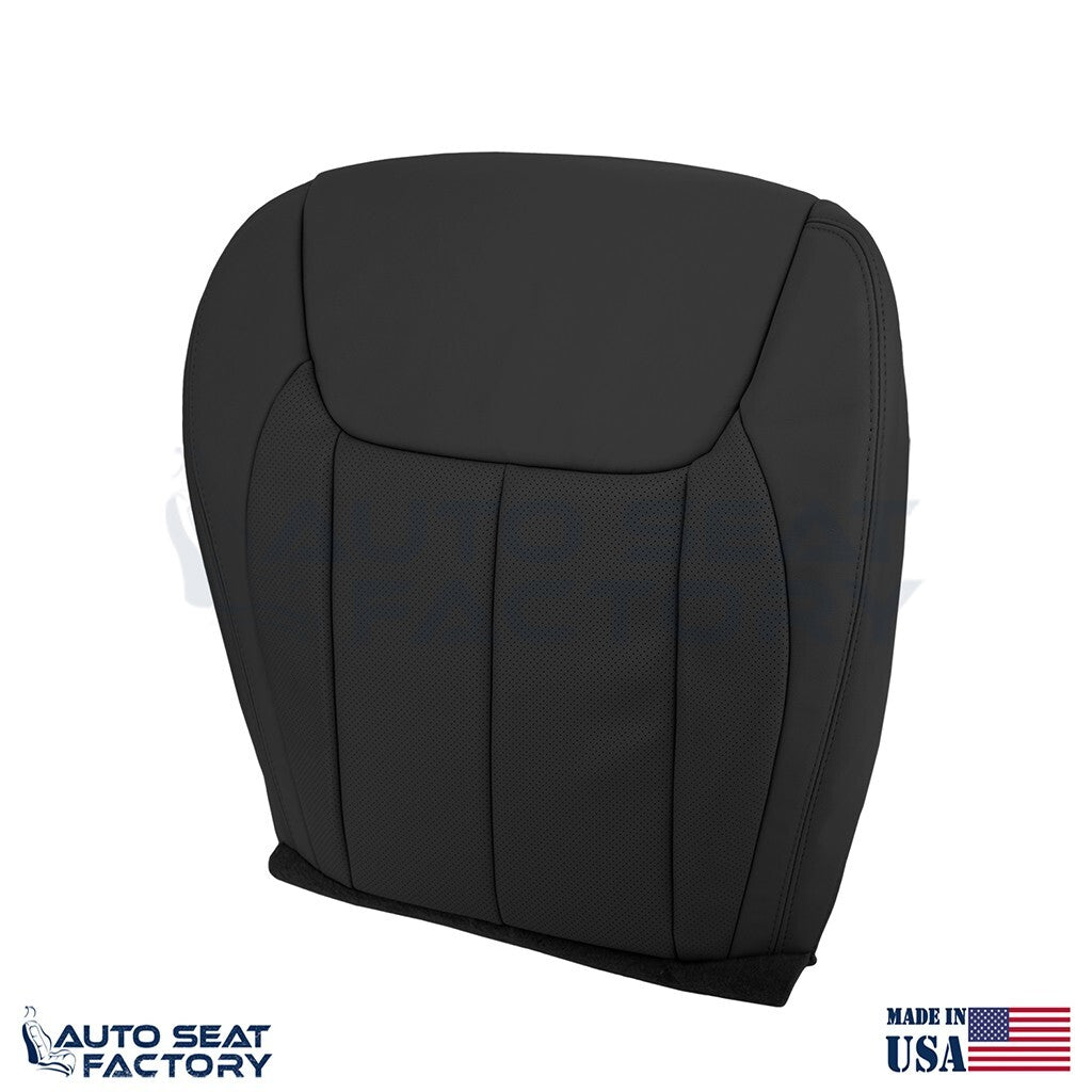 Fits 2006 - 2011 Cadillac DTS PASSENGER Bottom Black Vinyl Seat Cover, Perf. - OEM-Style Replacement Seat Cover