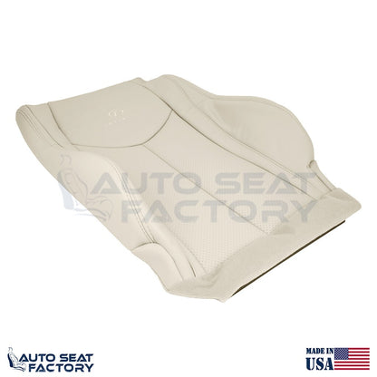 2009 - 2013 Fits Infiniti G37 CONVERTIBLE Driver 2PC Tan Vinyl Seat Cover, Perf. - OEM-Style Replacement Seat Cover