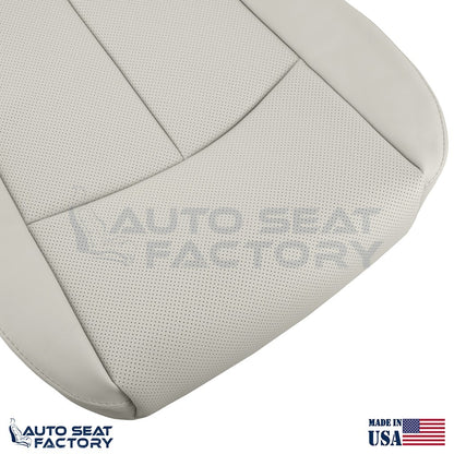 2014 - 2020 Fits Infiniti Q50 LEFT & RIGHT Bottom Gray Vinyl Seat Covers, PERF. - OEM-Style Replacement Seat Cover